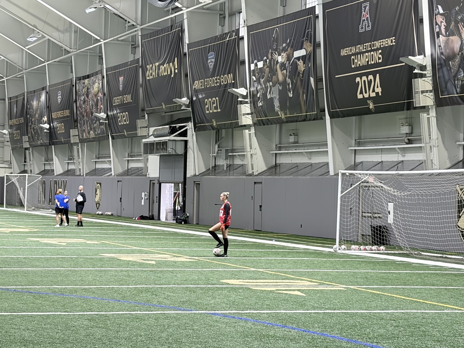Taylor training at Army West Point ID camp
